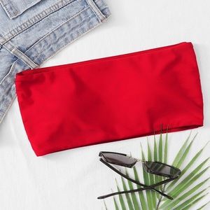 Shein Bandeau Swimsuit Top